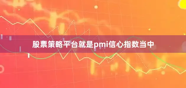 股票策略平台就是pmi信心指数当中